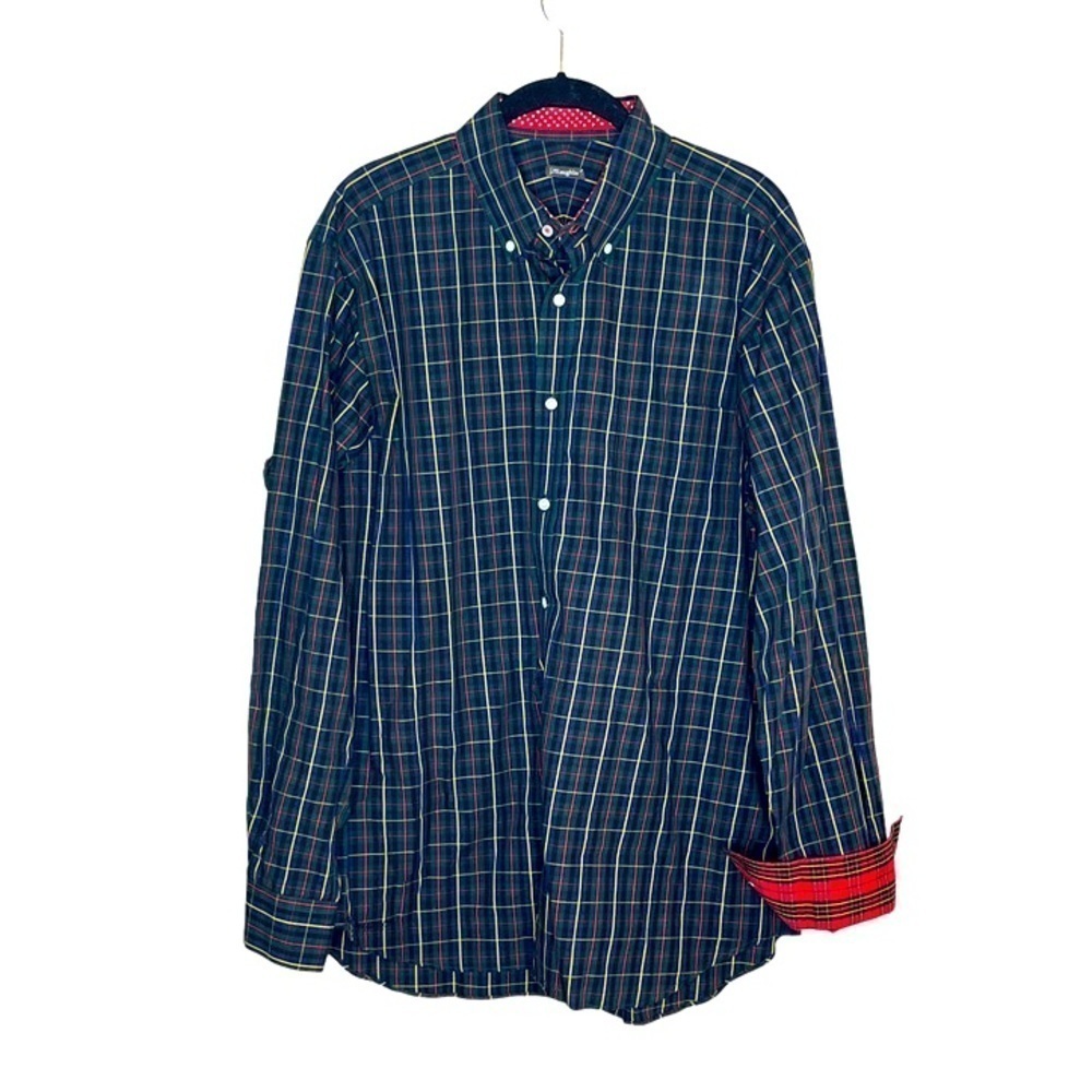 J. MCLAUGHLIN Plaid Button Down‎ Shirt
